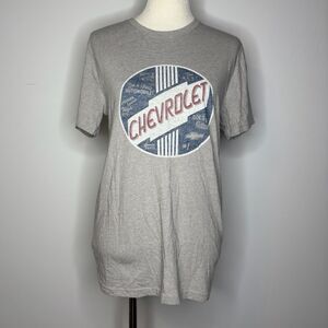 Lucky Brand- Grey "Chevrolet" Graphic Tee